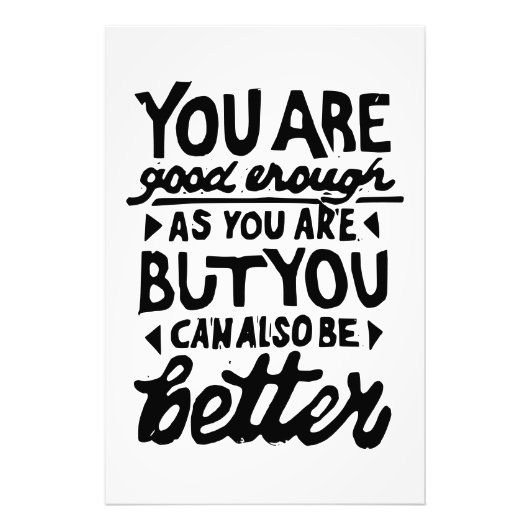 Motivierend Zitat Fotodruck (Vorne)