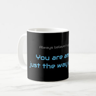 Motivierend Zitat für Ihre psychische Gesundheit Kaffeetasse