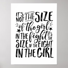 Motivierend Zitat-Girl-Power-Poster Poster