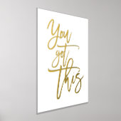 Motivierend Zitat Got Dieses Skript weiß echt Foliendrucke (Ablage )