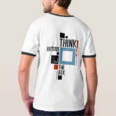 Motivierend Zitat Grafische Herrenhemd T-Shirt (Rückseite)