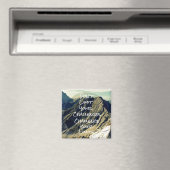 Motivierend Zitat: Ihre Grenzen herausfordern Magnet (In Situ (Geschirrspüler))