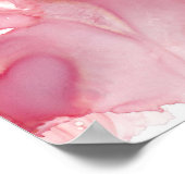 Motivierend Zitat, immer noch steige ich, Aquarell Poster (Ecke)