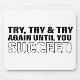 Motivierend Zitat Kunsterfolge Mousepad