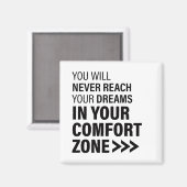 Motivierend Zitat Kunstträume Bekannte Zitate Magnet (Vorderseite/Rückseite)