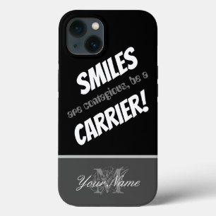 Motivierend Zitat: Lächelträger! Case-Mate iPhone Hülle