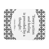 Motivierend Zitat Magnet (Horizontal)