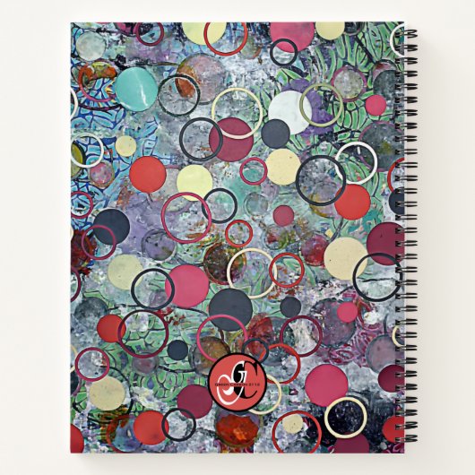 Motivierend Zitat mit Multimedia-Circle-Art Notizblock (Rückseite)