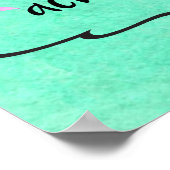 Motivierend Zitat mit Stolz erreicht Poster (Ecke)