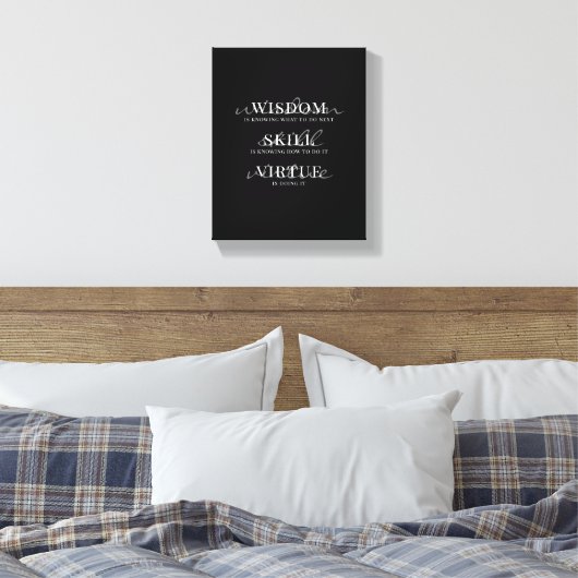 Motivierend Zitat Moderne Schriftzeichen Leinwanddruck (Insitu (Schlafzimmer))