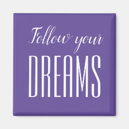 Motivierend Zitat, moderner minimalistischer Magne Magnet