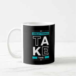 Motivierend Zitat Moderner und positiver Text Kaffeetasse