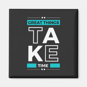Motivierend Zitat Moderner und positiver Text Magnet