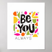 Motivierend Zitat: Name hinzufügen Poster (Vorne)