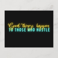 Motivierend Zitat Neon Word Art