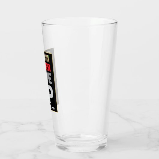 Motivierend Zitat nie aufgeben nie überlassen Glas (Links)