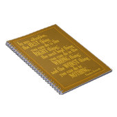 Motivierend Zitat-Notizheft Notizblock (Rechte Seite)