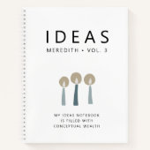 Motivierend Zitat Personalisierte Ideen Notizblock (Vorderseite)