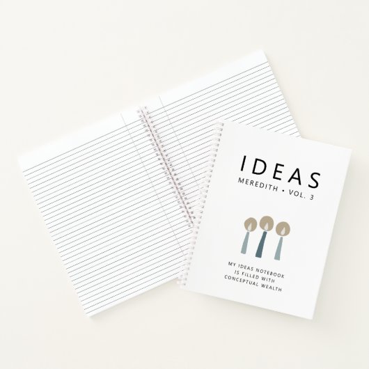 Motivierend Zitat Personalisierte Ideen Notizblock (Innenseite)