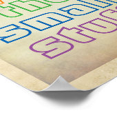 motivierend Zitat-Plakatwand Poster (Ecke)