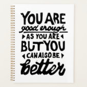 Motivierend Zitat Planer (Vorderseite)