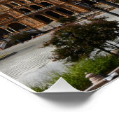 Motivierend Zitat - Plaza De Espana, Sevilla Poster (Ecke)