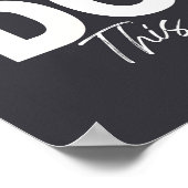 Motivierend Zitat Poster (Ecke)