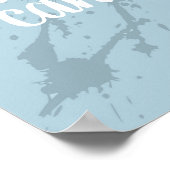 motivierend Zitat-Poster der Welt ist Ihre Leinwan Poster (Ecke)