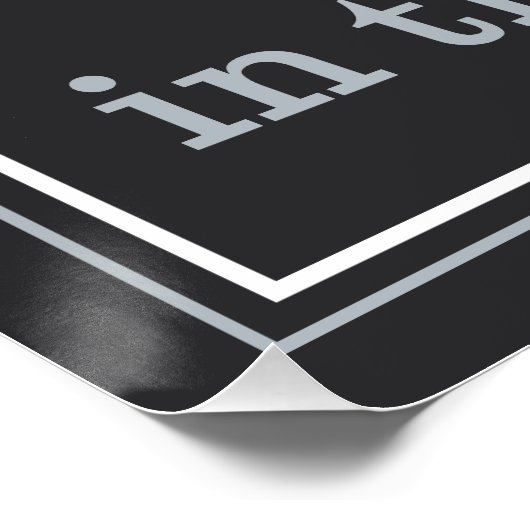 Motivierend Zitat-Poster in benutzerdefinierten Fa Poster (Ecke)