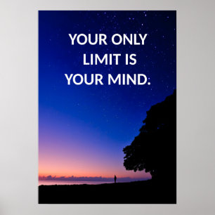 Motivierend Zitat-Poster Poster