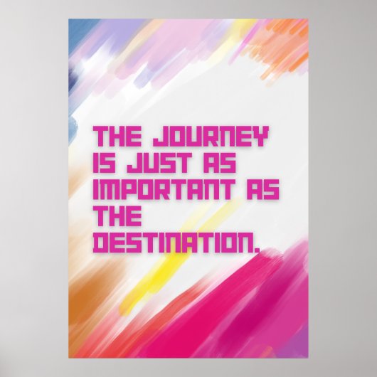 Motivierend Zitat-Poster Poster (Vorne)