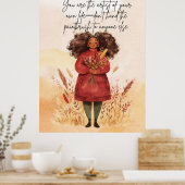 Motivierend Zitat-Poster Poster (Küche)