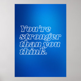 Motivierend Zitat-Poster Poster