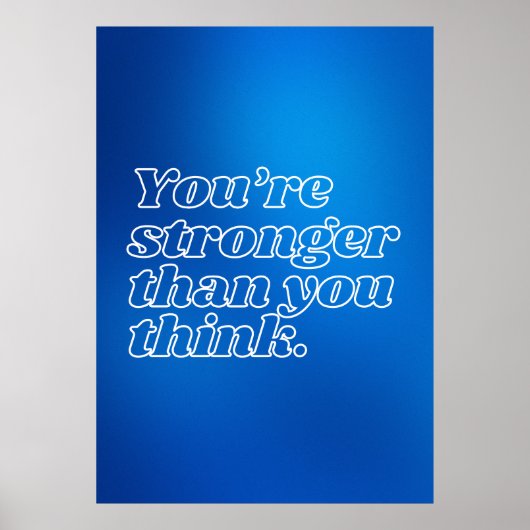 Motivierend Zitat-Poster Poster (Vorne)