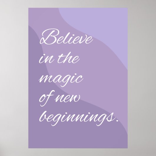 Motivierend Zitat-Poster Poster (Vorne)