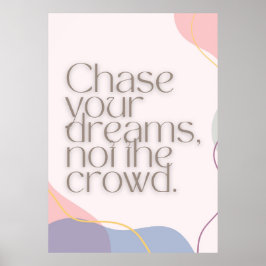 Motivierend Zitat-Poster Poster