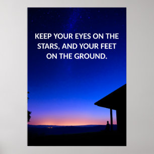 Motivierend Zitat-Poster Poster