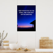 Motivierend Zitat-Poster Poster (Küche)