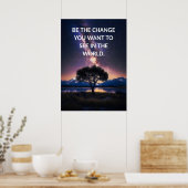 Motivierend Zitat-Poster Poster (Küche)