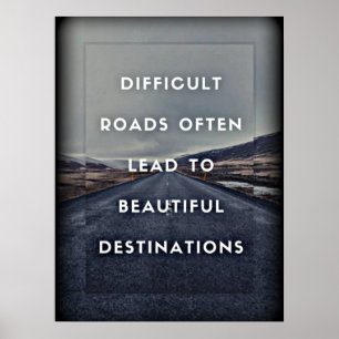 Motivierend Zitat-Poster Poster