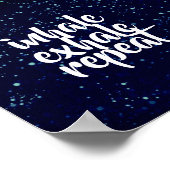 motivierend Zitat-Poster zur Inhalation der Exhale Poster (Ecke)