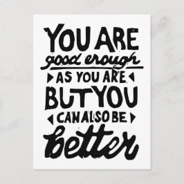 Motivierend Zitat Postkarte