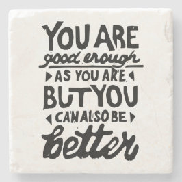 Motivierend Zitat Steinuntersetzer