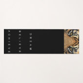 Motivierend Zitat von Tiger Eyes Yogamatte (Vorderseite (Horizontal))