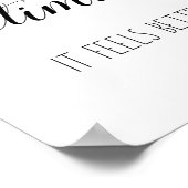 Motivierend Zitat - Wählen Sie Optimismus aus Poster (Ecke)