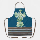 Motivierend Zitat Wasserfarben Botanisch Schürze (Vorderseite)