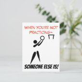 Motivierend Zitat zu Netball-Zielvorgabe Postkarte