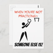 Motivierend Zitat zu Netball-Zielvorgabe Postkarte