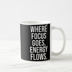 Motivierend Zitat zur Philosophie für den Fokus Kaffeetasse