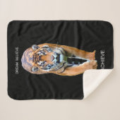 Motivierend Zitat zur Verbesserung des Tigererfolg Sherpadecke (Vorderseite (Horizontal))